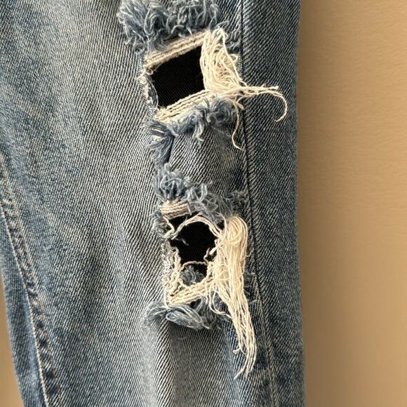 LEVIS 721 HIGH RISE SKINNY DISTRESSED TRUE JEANS SIZE 27 - Picture 6 of 6